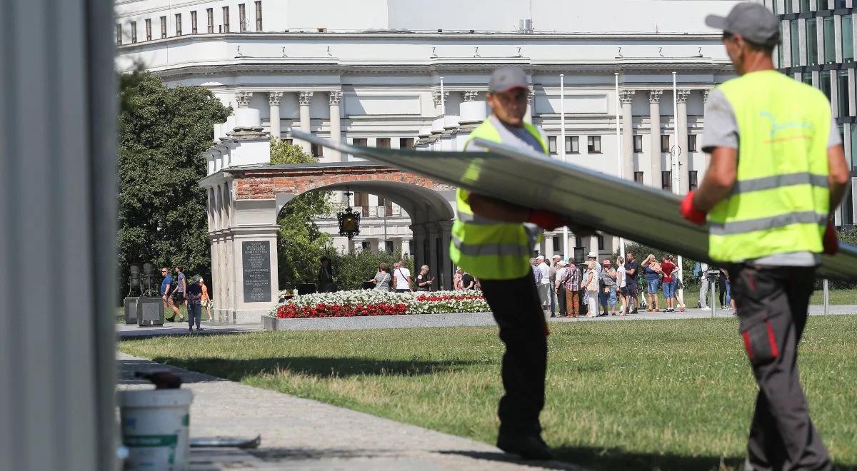 Rusza odbudowa Pałacu Saskiego. Wiemy, kiedy będzie można obejrzeć odkryte piwnice
