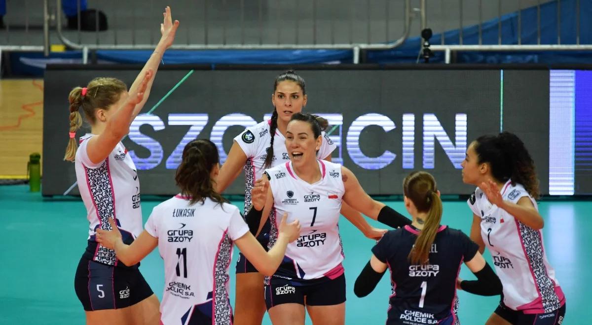 LM siatkarek: ciężki mecz w Szczecinie. Chemik Police pokonał Targoviste