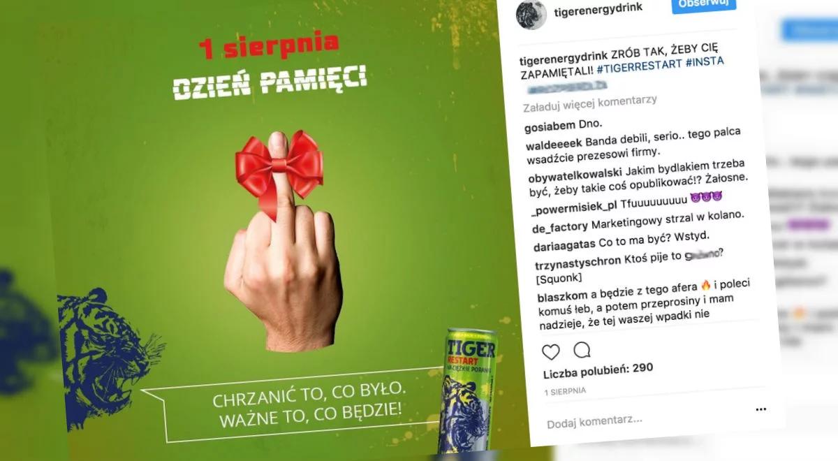 Skandaliczną reklamą obrazili powstańców. Teraz przepraszają