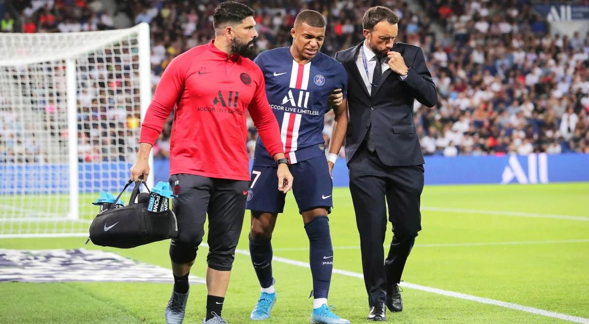 Ligue 1: Kylian Mbappe kontuzjowany. Gwiazda PSG nie zagra przez cztery tygodnie 