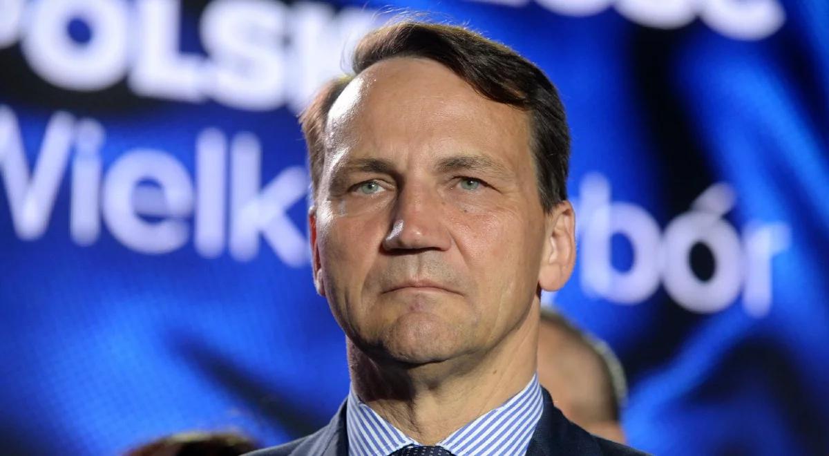 "Pani od tylu lat nas poucza". Radosław Sikorski proponuje start w wyborach Monice Olejnik