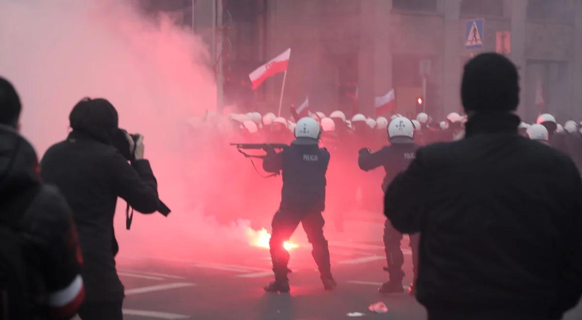 "Użyte środki były adekwatne do sytuacji". Szef MSWiA o działaniach policji podczas Marszu Niepodległości