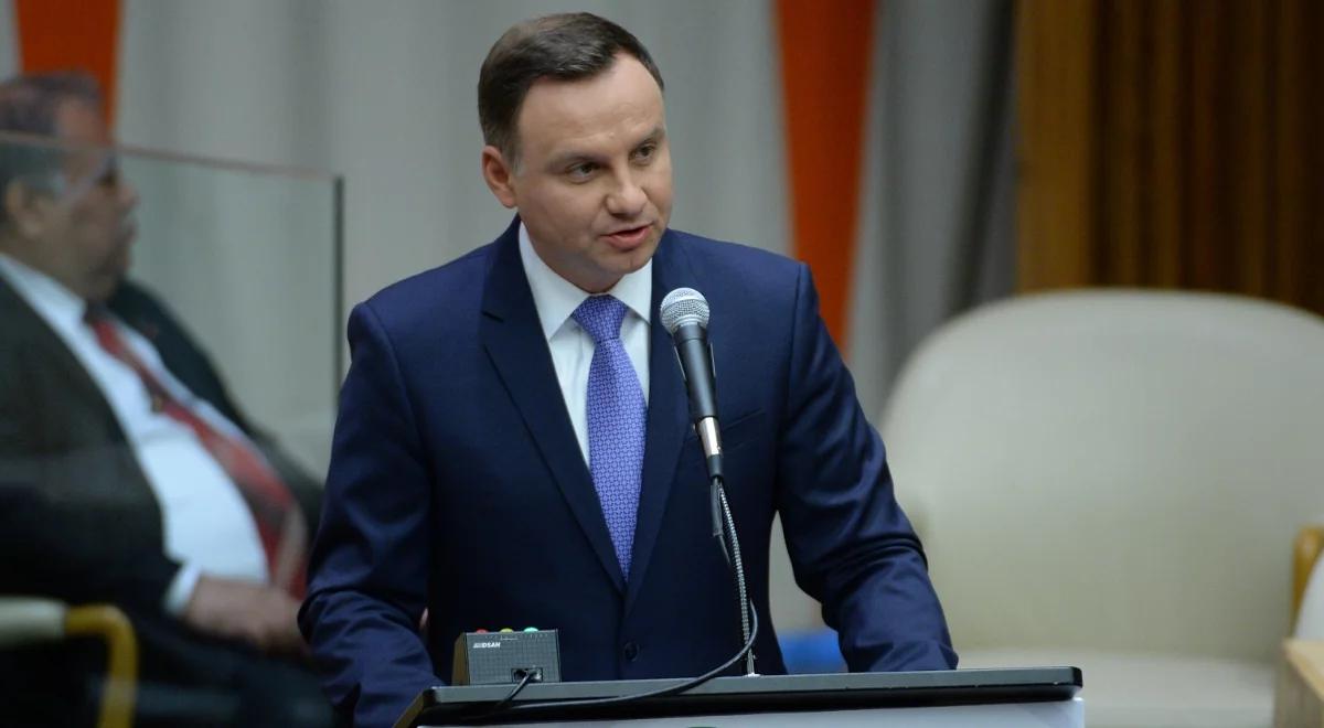 Prezydent na szczycie ONZ: nie łączyć migracji ekonomicznej z uchodźstwem wojennym