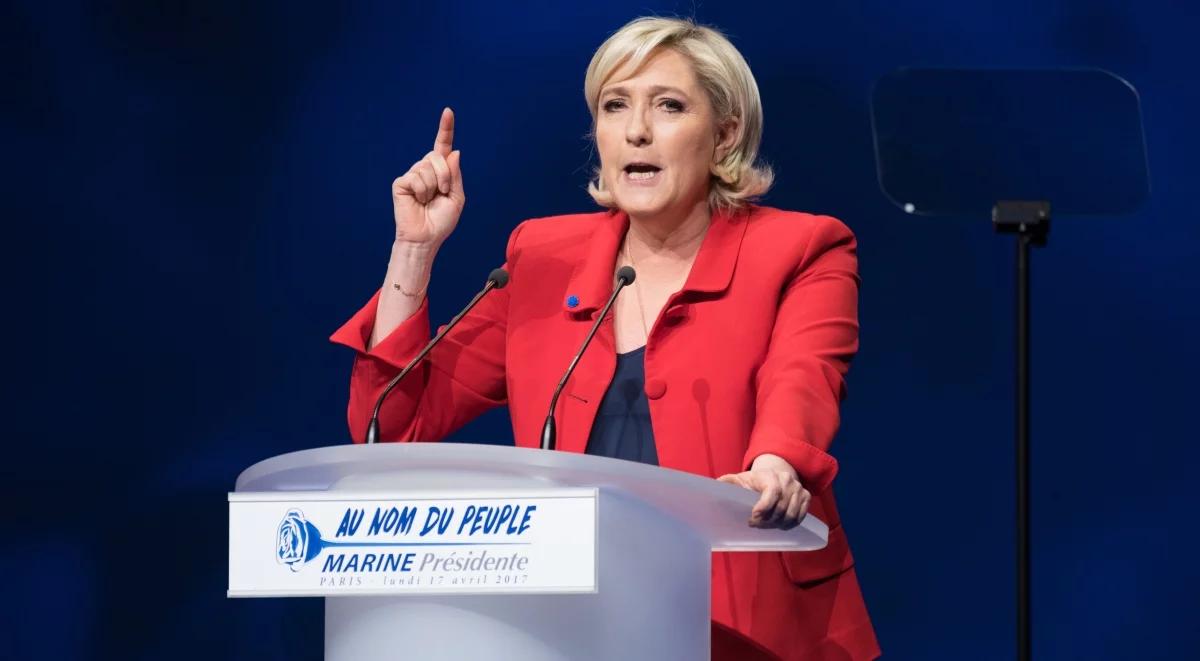 "Czeka nas dużo pracy, by powstrzymać Macrona". Le Pen powalczy o prezydenturę