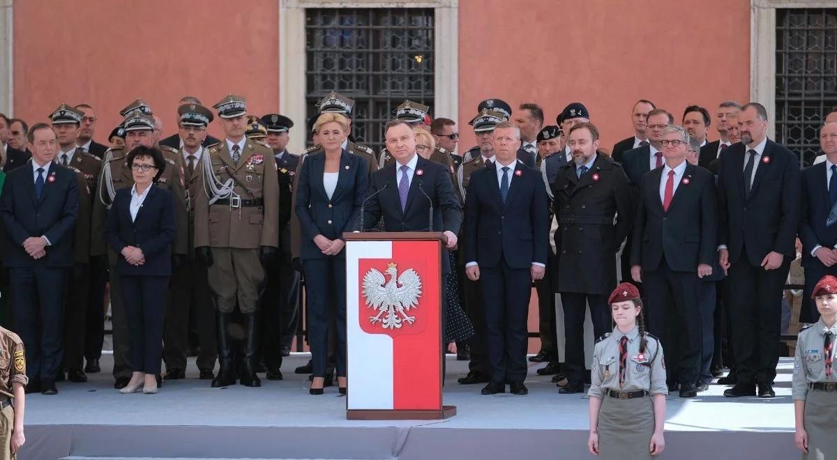 Dziś Święto Narodowe Trzeciego Maja. Uroczystości z udziałem prezydenta i pierwszej damy [HARMONOGRAM] 