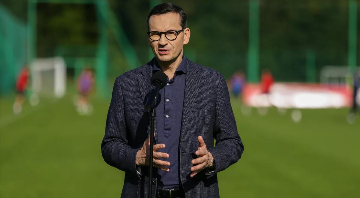 Premier: za rządów PiS inwestycje w sport wzrosły czterokrotnie. "To kształtowanie charakterów i dyscyplina"