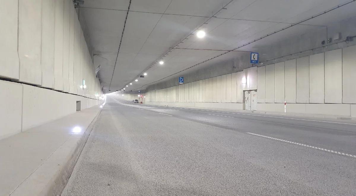 Drogowcy testują tunel Południowej Obwodnicy Warszawy