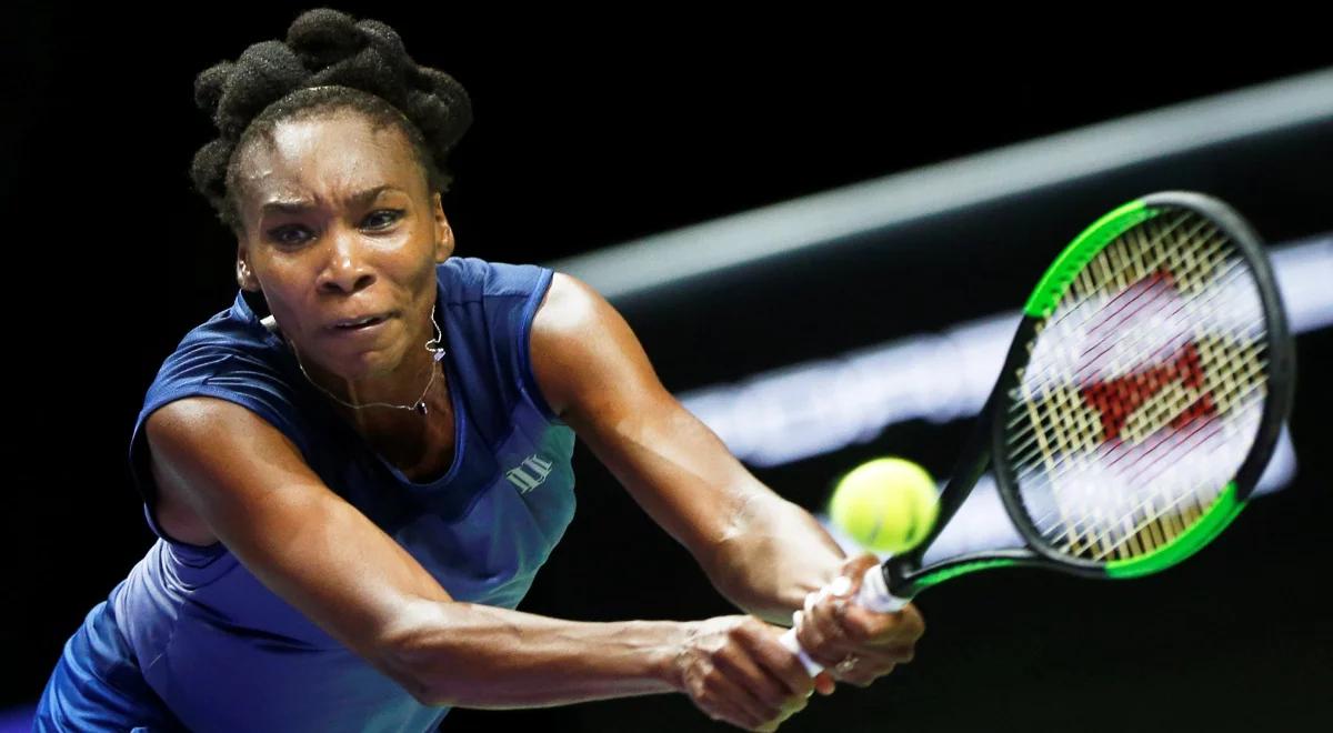 WTA Finals: Venus Williams wyszła zwycięsko z zaciętego boju z Ostapenko
