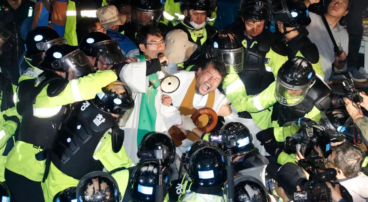Korea Płd.: instalacja systemu antyrakietowego powodem gwałtownych protestów