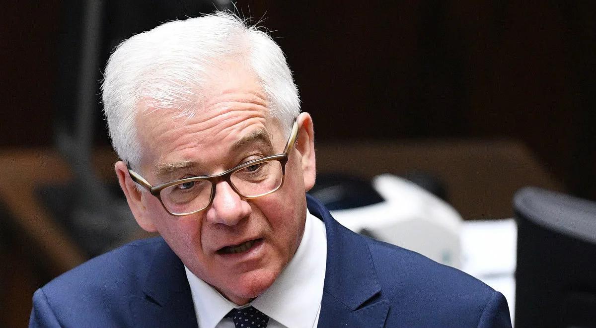 Szef MSZ: kwestia reparacji to nie problem sporny z Niemcami, Nord Stream 2 - tak