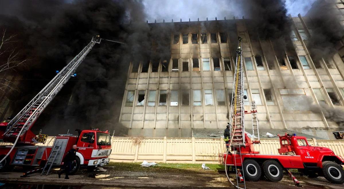 Charków ostrzelany przez Rosjan. Są ofiary śmiertelne