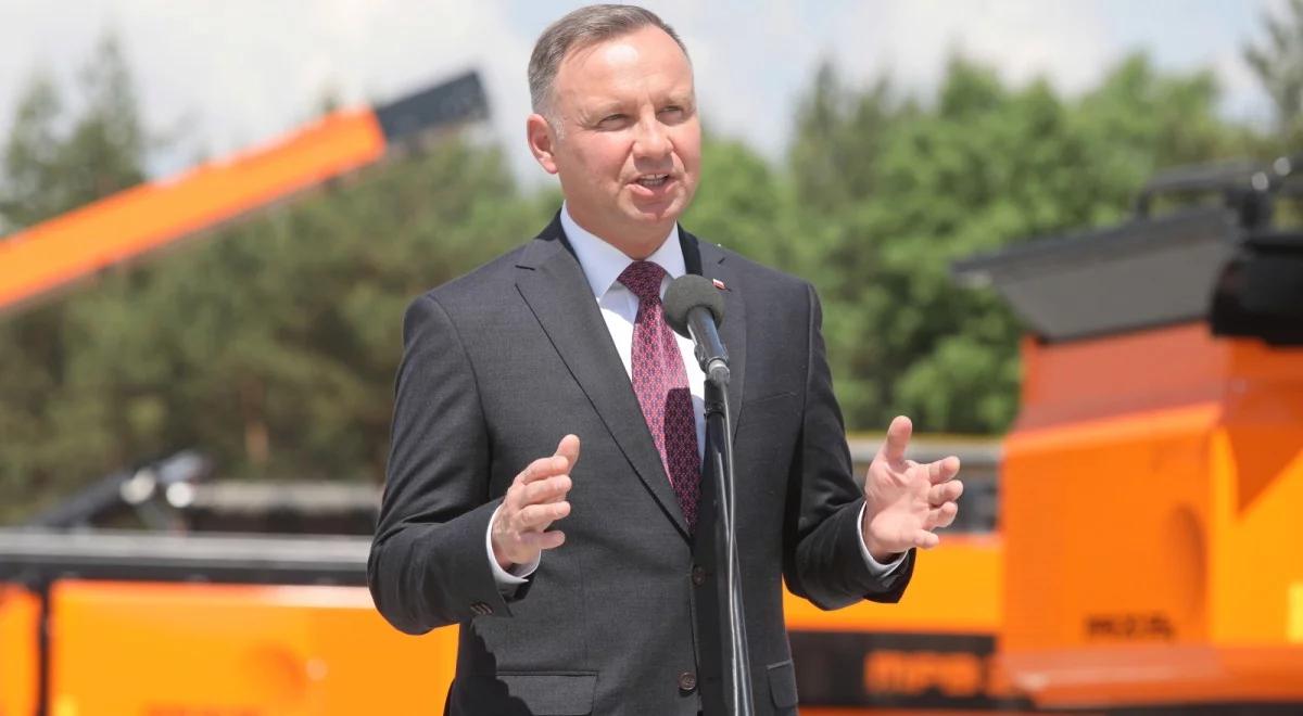 Prezydent: polskie firmy potrafią osiągać poziom już nie tylko europejski, ale i światowy