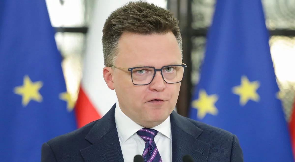 Hołownia chce renegocjacji umowy. Wspomniał też o wotum zaufania
