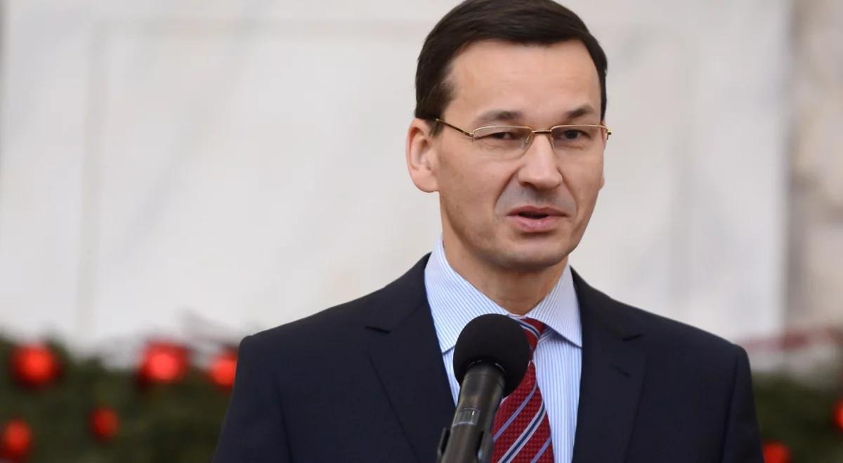 Premier: święta Bożego Narodzenia to czas budowania życzliwości, bliskości i szacunku