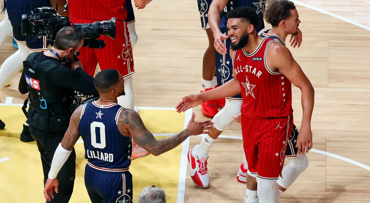 NBA: Wschód ograł Zachód w rekordowym Meczu Gwiazd. Damian Lillard MVP, dwudziestka Jamesa