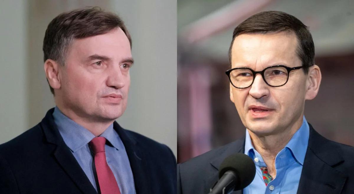 "Będziemy bronić jedności Zjednoczonej Prawicy". Premier o wotum nieufności dla Zbigniewa Ziobro