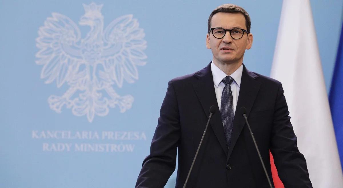 "Działamy na najważniejszych forach międzynarodowych". Premier o współpracy ws. kryzysu na granicy