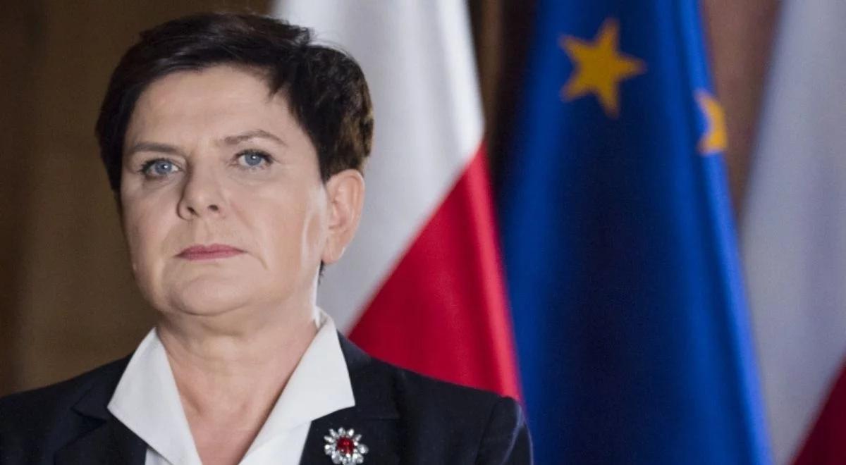 Beata Szydło o projekcie "Fit for 55": może przyczynić się do pogorszenia życia Europejczyków