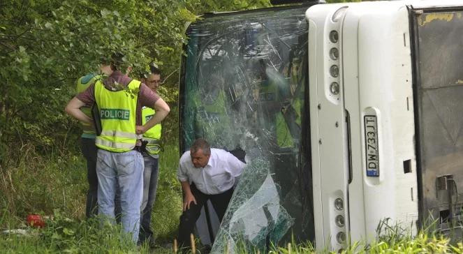 Czechy: wypadek polskiego autokaru. Są ranni