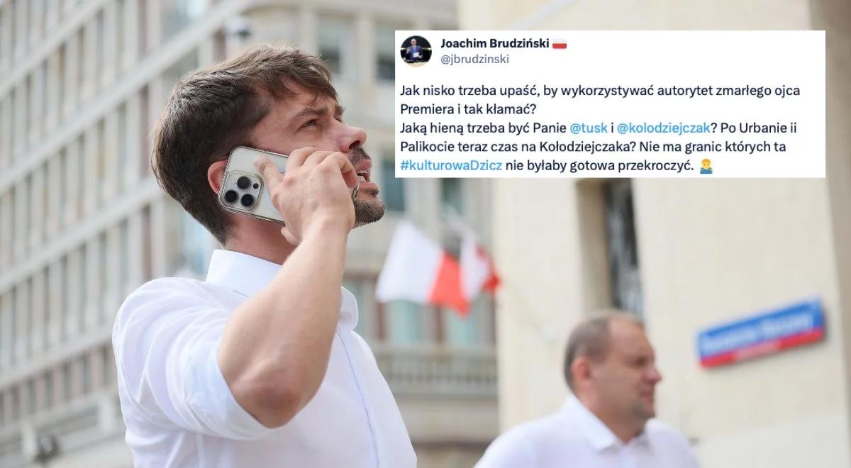 Zdecydowana reakcja Brudzińskiego na słowa Kołodziejczaka. "Jaką hieną trzeba być?"