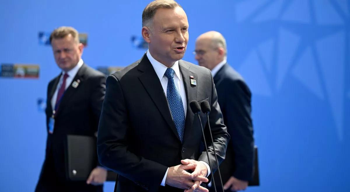 "Ogromnie wzmacnia Sojusz w naszej części Europy". Andrzej Duda o obecności Finlandii i Szwecji w NATO