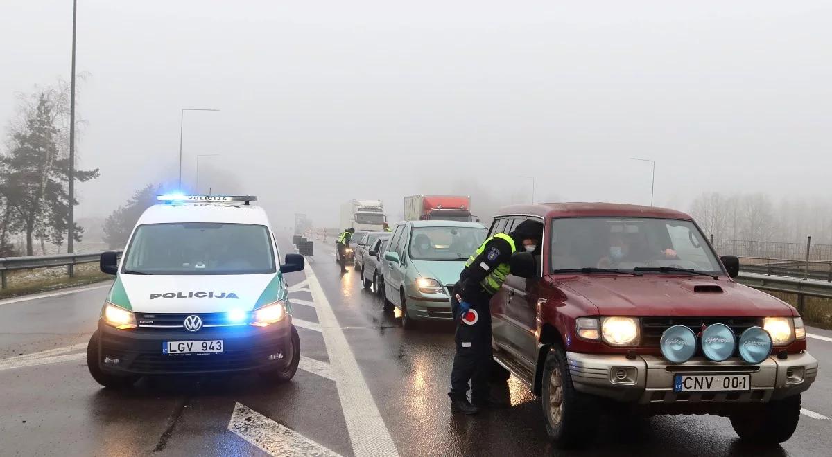 Litwa obawia się nowych wariantów koronawirusa. Zaostrzone kontrole granicy z Polską