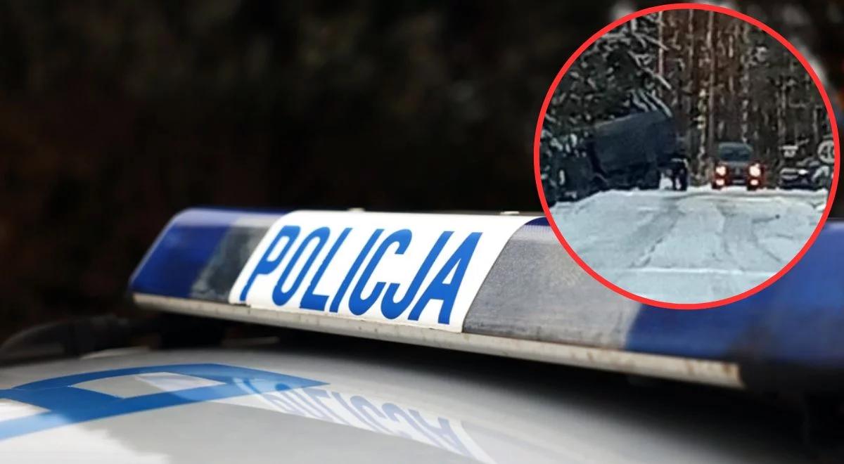 Podlasie: wypadek wojskowej ciężarówki. Ranni żołnierze