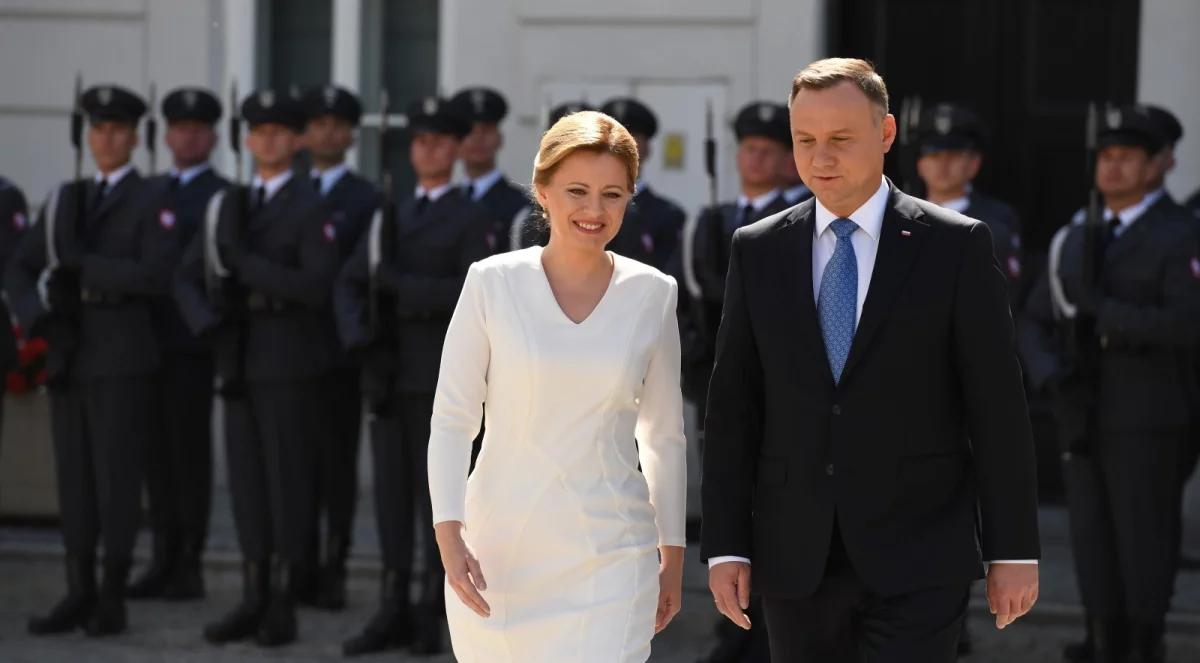 Prezydent Słowacji z wizytą w Polsce. Rozmowy o Ukrainie, UE i bezpieczeństwie