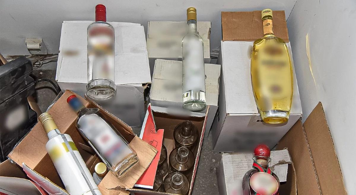 Nielegalna rozlewnia alkoholu w Łodzi. Zatrzymano 4 osoby