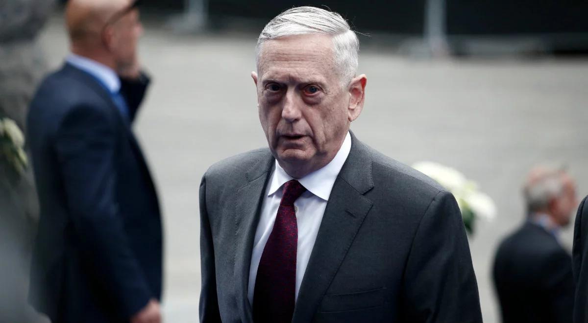 USA: szef Pentagonu James Mattis niespodziewanie podał się do dymisji