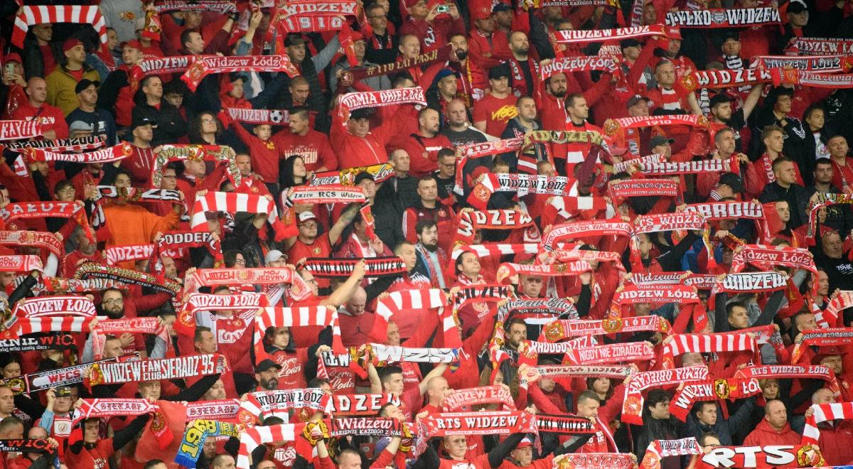 "We are back". Kibice Widzewa powitali Ekstraklasę w Łodzi