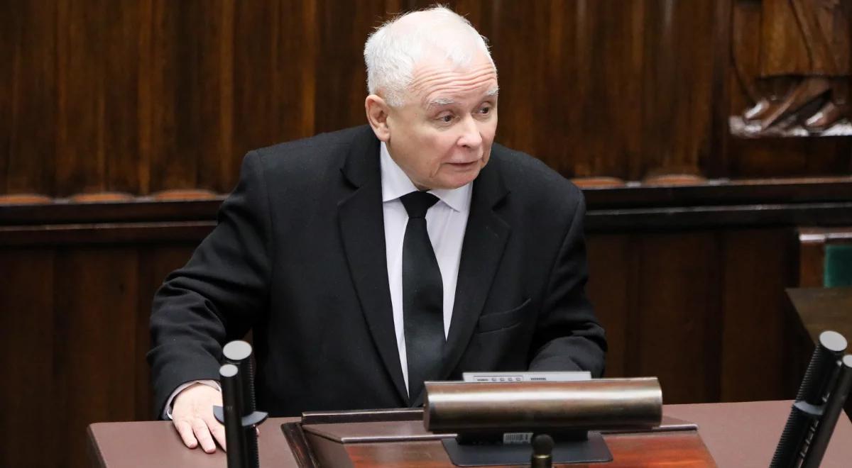 Jarosław Kaczyński do Donalda Tuska: pan jest niemieckim agentem