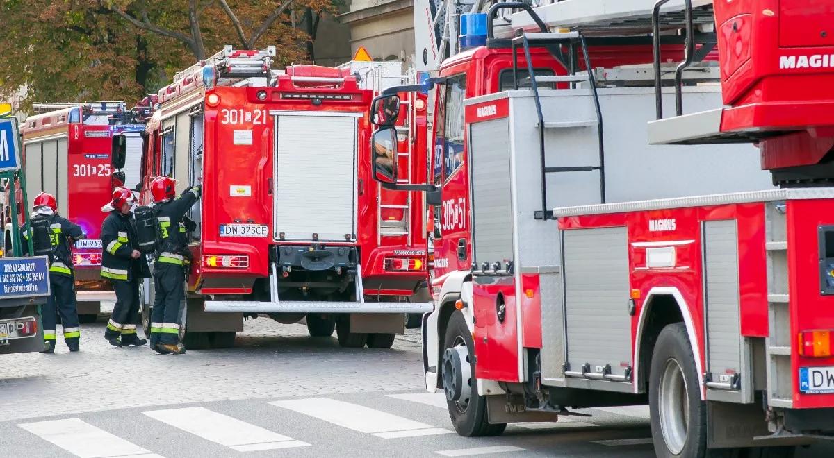 Pożar domu jednorodzinnego w Nysie. Źródłem ognia był ogrzewacz wody