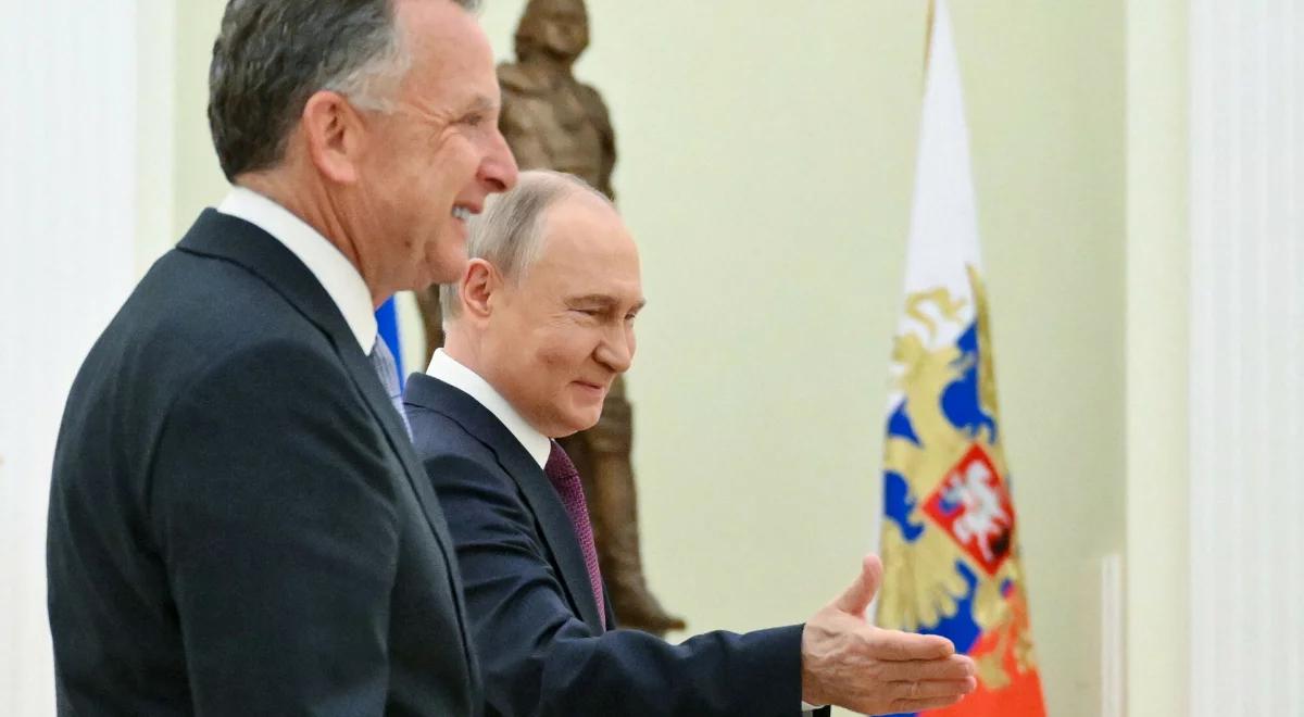 Trump zadowolony z rozmów Witkoffa z Putinem. "Ogromne postępy"