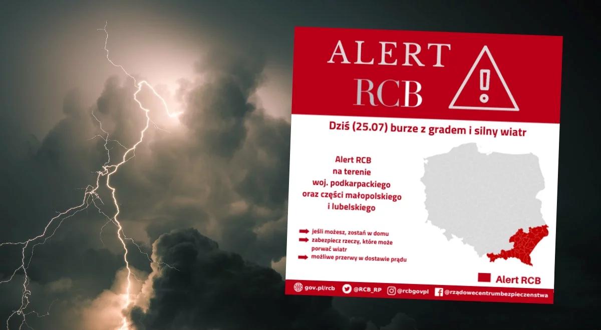 Alert RCB! Gwałtowne burze nadciągają nad Polskę. Będzie niebezpiecznie