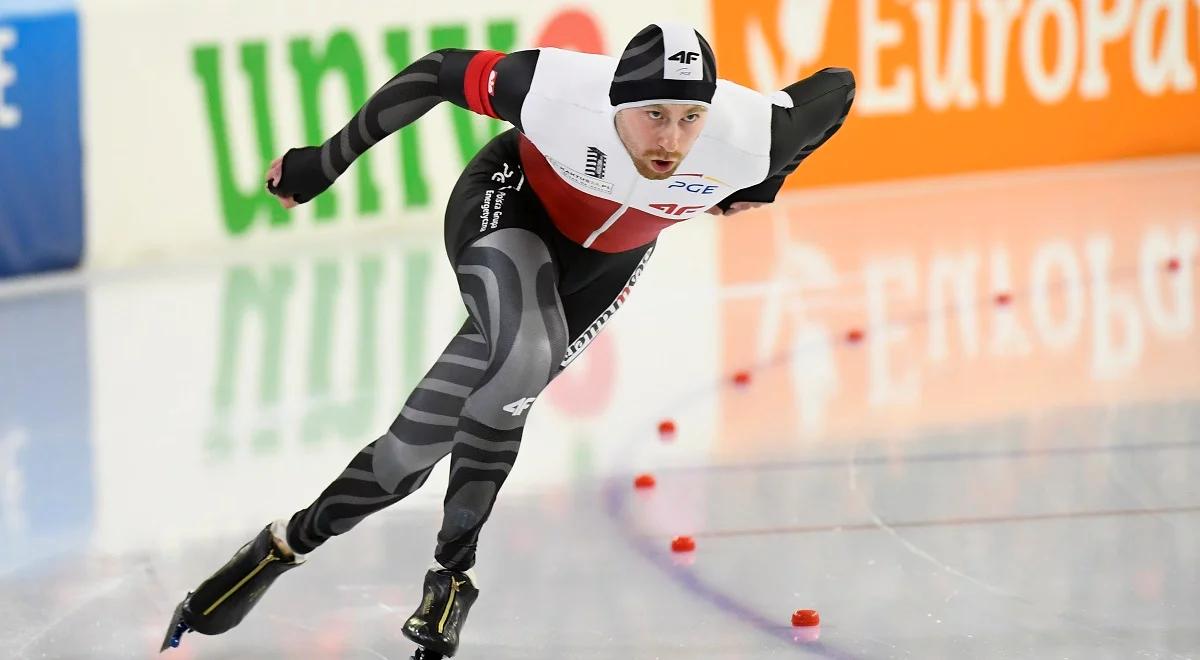 PŚ w łyżwiarstwie szybkim: Damian Żurek o włos od podium w Pekinie. Zabrakło 0,03 s