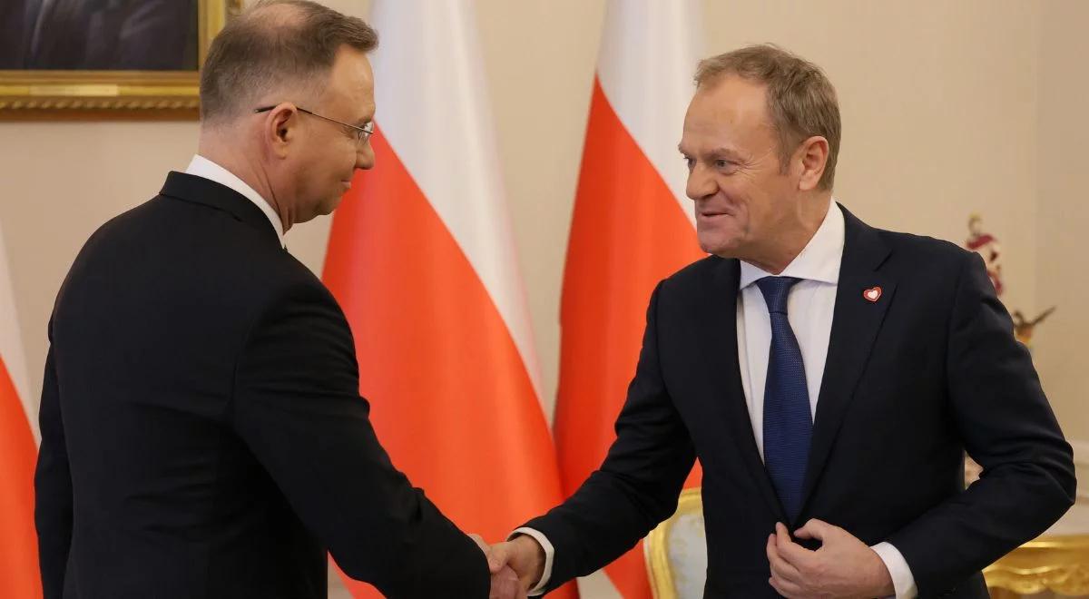 Spotkanie Duda-Tusk. Premier opuścił Pałac Prezydencki