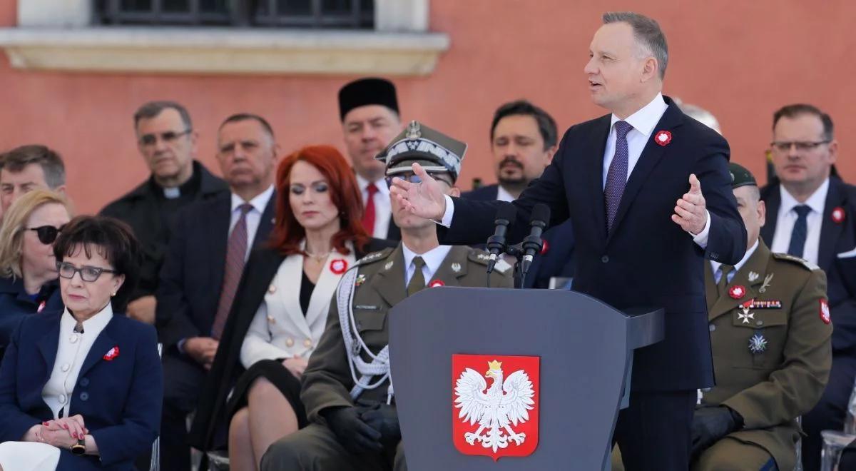 Święto Narodowe Trzeciego Maja. Prezydent Duda: musimy budować Polskę silną i suwerenną