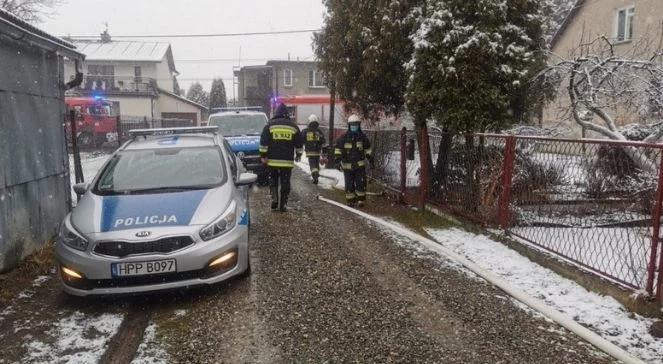 Tragedia w Ligocie k. Bielska-Białej. W pożarze domu zginęła 73-latka