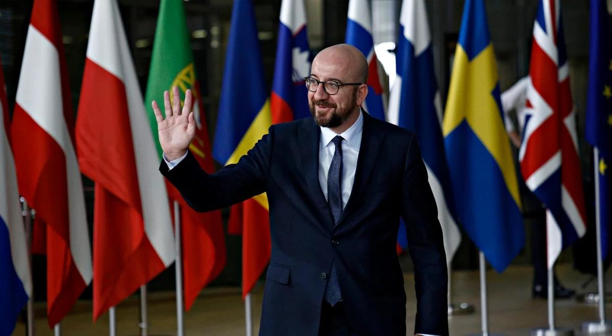 Charles Michel zrezygnuje z szefowania RE przed upływem kadencji. Zamierza wystartować w wyborach do Europarlamentu