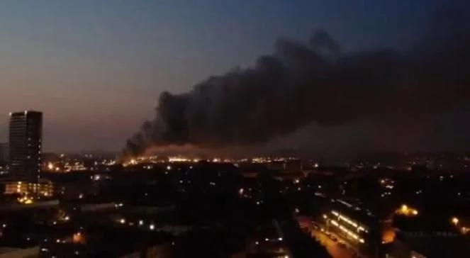 Potężny pożar w Londynie. Miasto sparaliżowane
