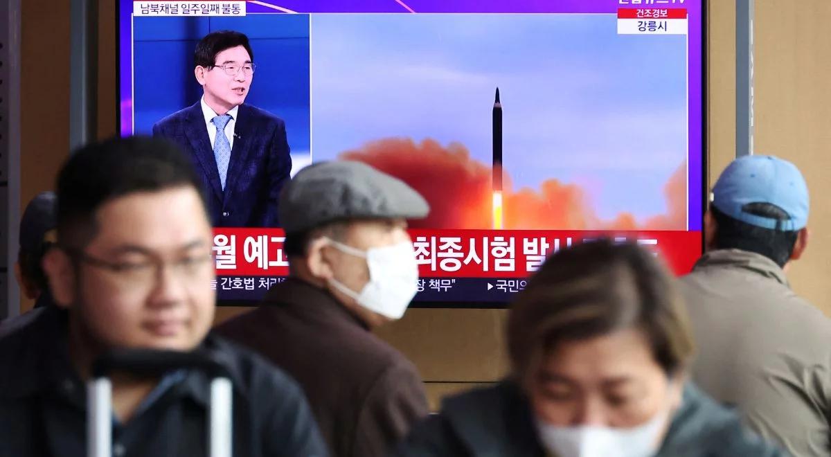 Korea Płn. poinformowała o próbie rakietowej. Wystrzelono "nowy międzykontynentalny pocisk balistyczny"