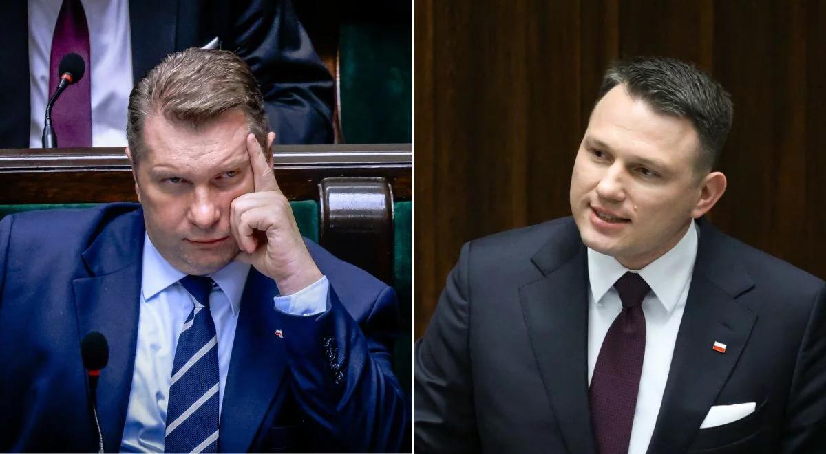 Czarnek odmawia piwa z Mentzenem i grzmi: "oszalał pan, panie pośle?"