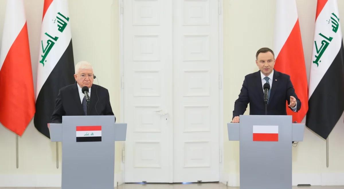 Andrzej Duda po spotkaniu z prezydentem Iraku: to ogromna perspektywa dla Polski