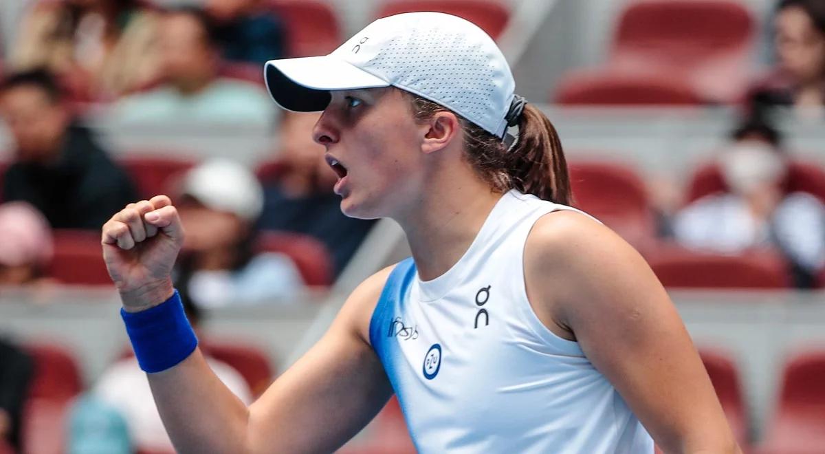 WTA Pekin: Iga Świątek cieszy się z wygranej w zaciętym meczu. "Każda piłka miała znaczenie"