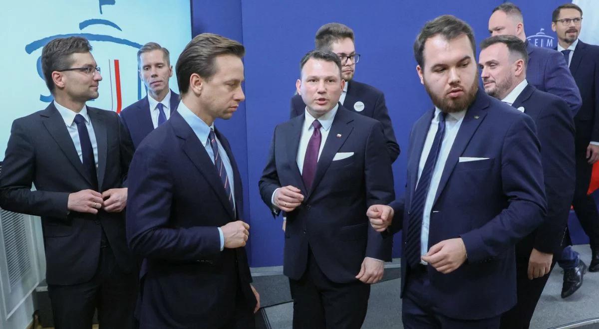Bosak nie zgadza się z Mentzenem. Spór w Konfederacji ws. piwa z Trzaskowskim 