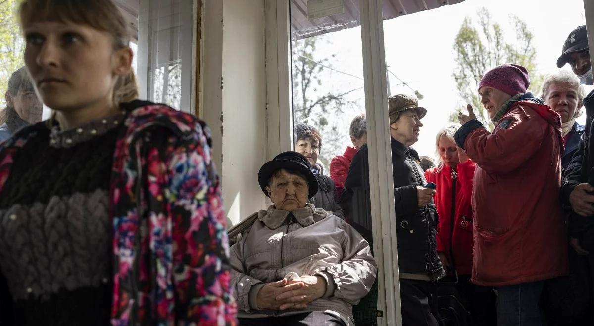 Sytuacja w Donbasie. Władze podają, ilu cywilów pozostało w obwodzie donieckim