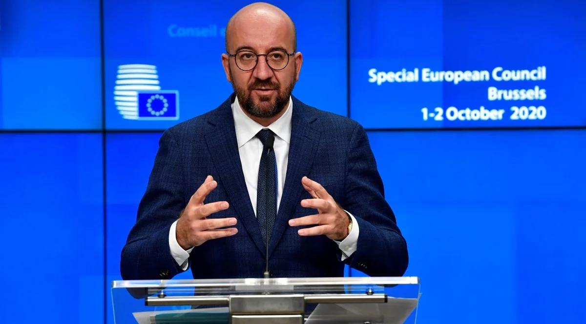 "Unia będzie ściślej koordynować środki związane z pandemią". Charles Michel po szczycie UE