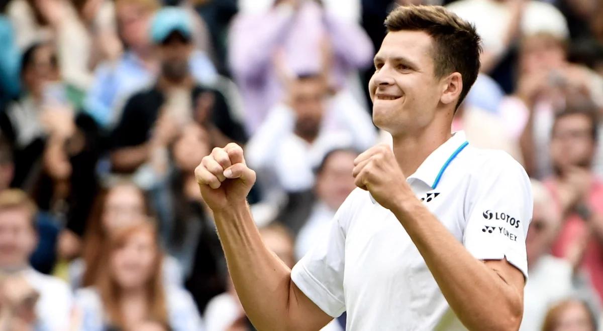 Wimbledon: Hurkacz czuł tremę przed meczem z Federerem. "Wierzę, że mogę grać lepiej"