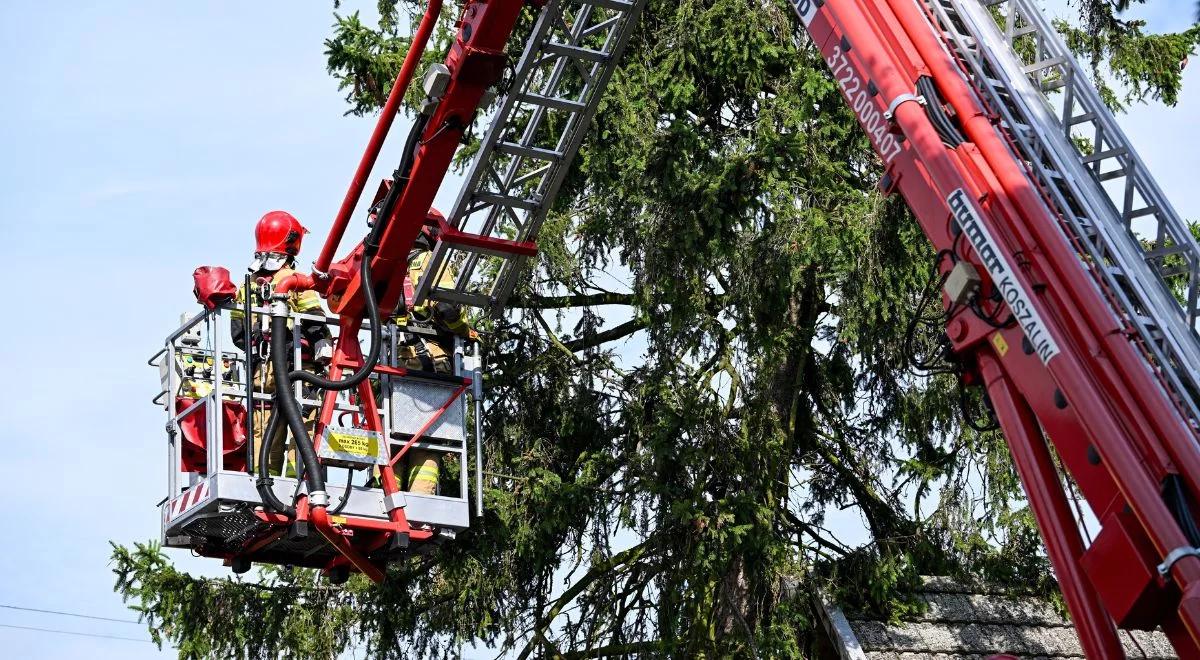 Nawałnice nad Polską. Kilkaset interwencji strażaków. Szczególnie ucierpiało jedno województwo